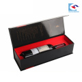 Hot selling custom cardboard wine gift box for 2 bottles with magnet